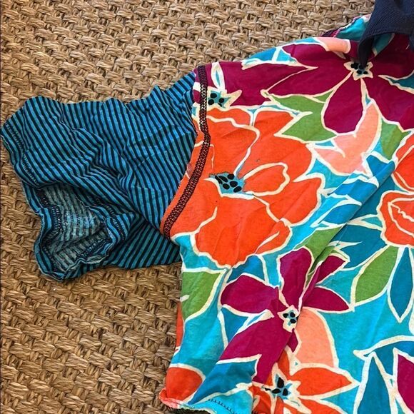 We The Free Colorful Abstract Polo Shirt - Picture 4 of 9